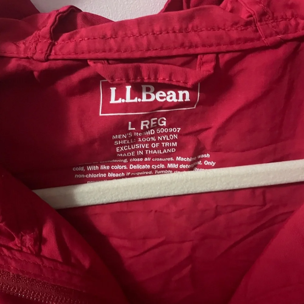 L.L. Bean Red and Blue Women's Jacket - Picture 2 of 3